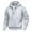 Light Gray, variant on Mens Hoodies Casual Half-Zip Hoodie Sweatshirt Soft Fleece Pullover With Adjustable Drawstring Lightweight Fall Winter Warm Outerwear,Size M-3XL