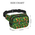 thumbnail image 4 of Zufioo Cute Christmas Stocking Bear Print Square Double Layer Waist Bag, Durable & Stylish Fanny Pack with Zippered Pockets and Adjustable Strap for Outdoor & Daily, 4 of 9
