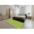 thumbnail image 5 of Ahgly Company Machine Washable Indoor Round Transitional Pistachio Green Area Rugs, 5' Round, 5 of 7