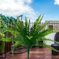 thumbnail image 6 of WUJDF 1Pc Artificial Fern Boston Plants,Plastic Shrubs Grass Fake Greenery Ferns Bushes for Home Garden Office Kitchen Outdoor Indoor Uv Resistant Wedding Diy Decor Planter Filler Home Decoration 14", 6 of 6