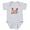Heather Gray, variant on CafePress - Colorful Corgi Puppy Body Suit - Cute Infant Bodysuit Baby Romper - Size Newborn - 24 Months