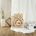 thumbnail image 3 of ROKR Owl Clock Mechanical Gears 3D Wooden Puzzle LK503, 3 of 5
