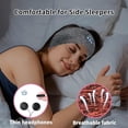 thumbnail image 5 of SANNWEEN Auriculares Bluetooth, auriculares para dormir, diadema inalámbrica para personas que duermen de lado, auriculares para dormir ajustables y diademas Bluetooth para mujeres y hombres (gris), 5 of 5