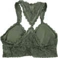 thumbnail image 2 of American Eagle Womens Lace Racerback Bra, Green, X-Small, 2 of 2