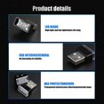 thumbnail image 4 of Car USB Led Atmosphere Lights, 7 Pack Universal Mini USB LED Car Interior Atmosphere Lamp for Car Interior Trunk Ambient Atmosphere, Laptops, USB Sockets, Night Lights. (7 Colors), 4 of 6