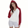 thumbnail image 4 of Womens Fall Jackets Women's Zip Up Hoodies Sweatshirts Clothes Teen Girl Fall Casual Drawstring Jackets With Pockets Overcoat Jackets for Women Sweatshirt for Women Open Front Cardigan for Women, 4 of 8