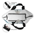 thumbnail image 4 of Balery Winter Rabbit Bolsa Tote Estilo Estético con Cremalleras, Bolsa de Hombro, Bolsa de Compras Grande y Plegable, 4 of 8