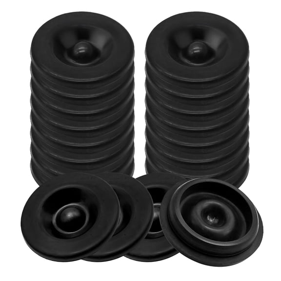 Anxingo 20Pcs Trailer Bearing Cap, Rubber Grease Plugs, Trailer Axle Dust Cap Compatible with Boat Trailer Dexter EZ Lube Trailer Camper RV (2000 to 3500 lbs)