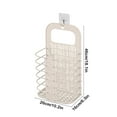 thumbnail image 3 of Steadline Wall Mounted Foldable Laundry Basket with Adhesive Hooks - Space Saving Dirty Clothes Organizer for Small Bathrooms, 3 of 6