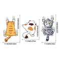 thumbnail image 1 of TIMIFIS Cars Sticker Personality Funny Scratch Cats Sticker Car Car Scratch Cover Funny Cats Decorative Sticker Scratch Cover Sticker Stickers, 1 of 1