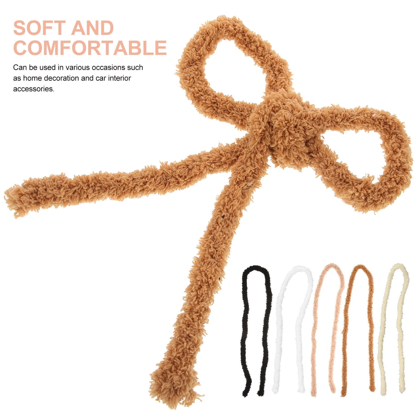 UPOUART Black Chenille Craft Twisting Sticks for Handmade Projects and Craft Supplies
