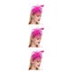 thumbnail image 2 of Qarigey Flor del pelo Tocados de boda Mano de obra fina Ahorro de espacio Adorno para el cabello Fiesta Nupcial Cabeza Colgante Rosa claro Type1 NO1, 2 of 6