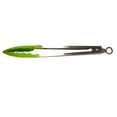 thumbnail image 1 of Pinzas para barbacoa de acero inoxidable de 12 pulgadas con punta de nailon, color verde Zhivalor  CKCGOPGF2, 1 of 3