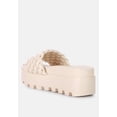 thumbnail image 4 of Platform Slides With Woven Textured Straps, 4 of 10