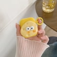 thumbnail image 4 of For AirPods 3rd 2021 Smooth TPU TPU Shockproof Cute Yellow Cheese Patterned Earphone Case With Keyring Key Chain Cover Kawaii Fun Protective Case, 4 of 5