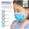 thumbnail image 4 of Tapabocas 100 PZ Niños Cubrebocas Infantil Tricapa Termosellado SELECT SHOP BELLENA, 4 of 7