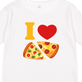 thumbnail image 4 of Inktastic I Love Pizza Boys or Girls Long Sleeve Toddler T-Shirt, 4 of 5