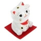 thumbnail image 4 of Mini Good Luck Cat Figurine Ceramic Cat Ornament Elegant Japanese Home Owners Office Workers Holidays Birthdays 1Pc, 4 of 5