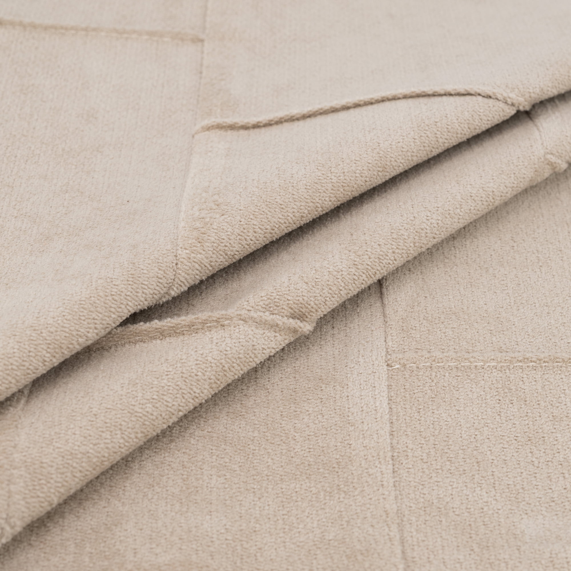 Unique Bargains 2Pcs Grid Textured Throw Pillow Covers Couch Cushion Cases Khaki 18"x18"