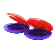 2Pcs Finger Castanets Percussion Instrument Musical Toy for Toddler Children Early Musical Education