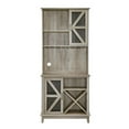 thumbnail image 4 of Home Source Elegant Grey Wash Bar Cabinet, 4 of 5