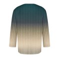 thumbnail image 5 of Camisas de Manga Larga para Hombres Imprimir Casual Cuello Redondo Blusa de Manga Corta, Camisas de Lino para Hombres, 5 of 5
