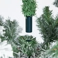 thumbnail image 3 of Alden Design 6 Ft Unlit Hinged Artificial Spruce Slim Christmas Tree, Frosted White, 3 of 11