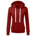 thumbnail image 2 of KBODIU Women Hoodies Sweatshirts Girl Fall Patchwork Print Thin Jackets Drop Shoulder Long Sleeve Athletic Workout Pullover Tops Y2K Fall Hoodie Clothes Fashion Outfits, 2 of 4