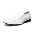 thumbnail image 1 of Mocasines Clásicos de Punta Cuadrada para Hombre Bruno Marc Blancos Talla 13, 1 of 7