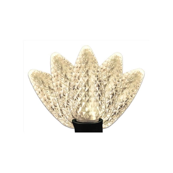 String Light Celebrations C9 LED Warm White 7-Flash 7.6m 25ct