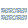 thumbnail image 7 of Yayeee Faucet Mat for Kitchen Sink 30" Diatomite Long Splash Guard Pad, Playful Fried Eggs, 2 Pack, 7 of 7