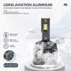 thumbnail image 4 of 2 uds coche 110W 40000LM LED faro impermeable 6000K Auto Spotlight (D3S) Ehuebsd Accesorios para autos y motos, 4 of 9