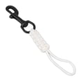 thumbnail image 4 of Cuerda de buceo tejida a mano para evitar pérdidas con cuerda de Seguridad submarina, clip blanco de acero inoxidable, 4 of 10