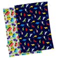 thumbnail image 1 of Kushies "On The Go" 2-Pack Wet Bag, Large, Boy Prints, 1 of 3