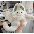 thumbnail image 1 of Flying Bat Rabbit Plush Toy, White Bat Rabbit, 35cm/13.78 inch, 1pcs, Cuddly Companion, Stuffed Animal, Collectible Plush Figures, 1 of 7
