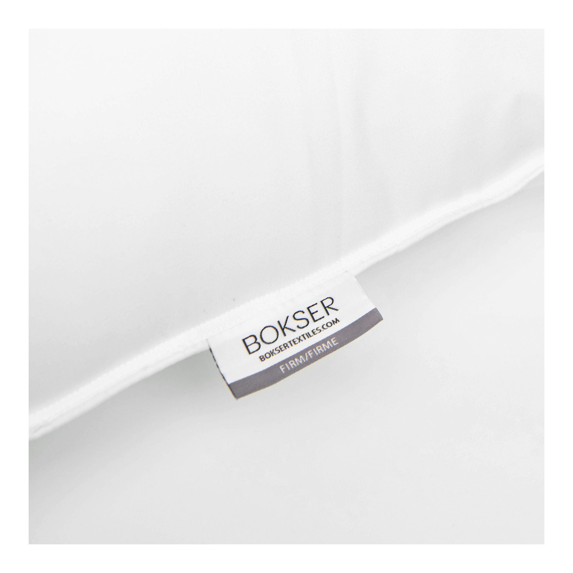 BOKSER Microflex Hospitality Hotel Bed Pillow - Down Alternative Polyester - King - Firm - Bulk Case of 10, For Hotels, Rentals & Multi-Property Use