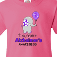 thumbnail image 4 of Inktastic I Support Alzheimer's Awareness Elephant with Purple Balloon Youth T-Shirt, 4 of 5