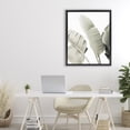 thumbnail image 2 of Stupell Industries Muted Banana Leaves Black Framed Floater Canvas Wall Art, design by Sisi and Seb, 2 of 9