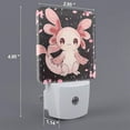 thumbnail image 2 of Balery Cute Axolotl Sakura Blossoms Luz Nocturna LED con Sensor Automático, Enchufe con Sensor Crepuscular, Luz Suave de 0.5W para Dormitorio, Pasillo, Baño-US, 2 of 7