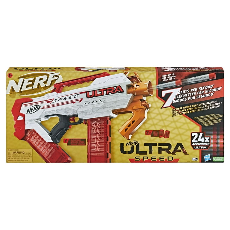 Nerf Ultra Strike Motorized Blaster, 10 Nerf AccuStrike Ultra