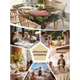 thumbnail image 6 of Vintage Birdhouse Tablecloth Square Table Cloth 60x60, Waterproof Outdoor Table Cloth Covers Decorative Table Protector, Spring Floral Birds Botanical Washable Table Cover for Kitchen Dinning Party, 6 of 8