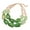 Green, variant on Bold Acrylic Double Layer Clavicle Chain Necklace For Women Bohemian Jewelry