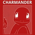 thumbnail image 2 of Girl's Pokemon Charmander Line Art  Graphic Tee Red X Large, 2 of 5