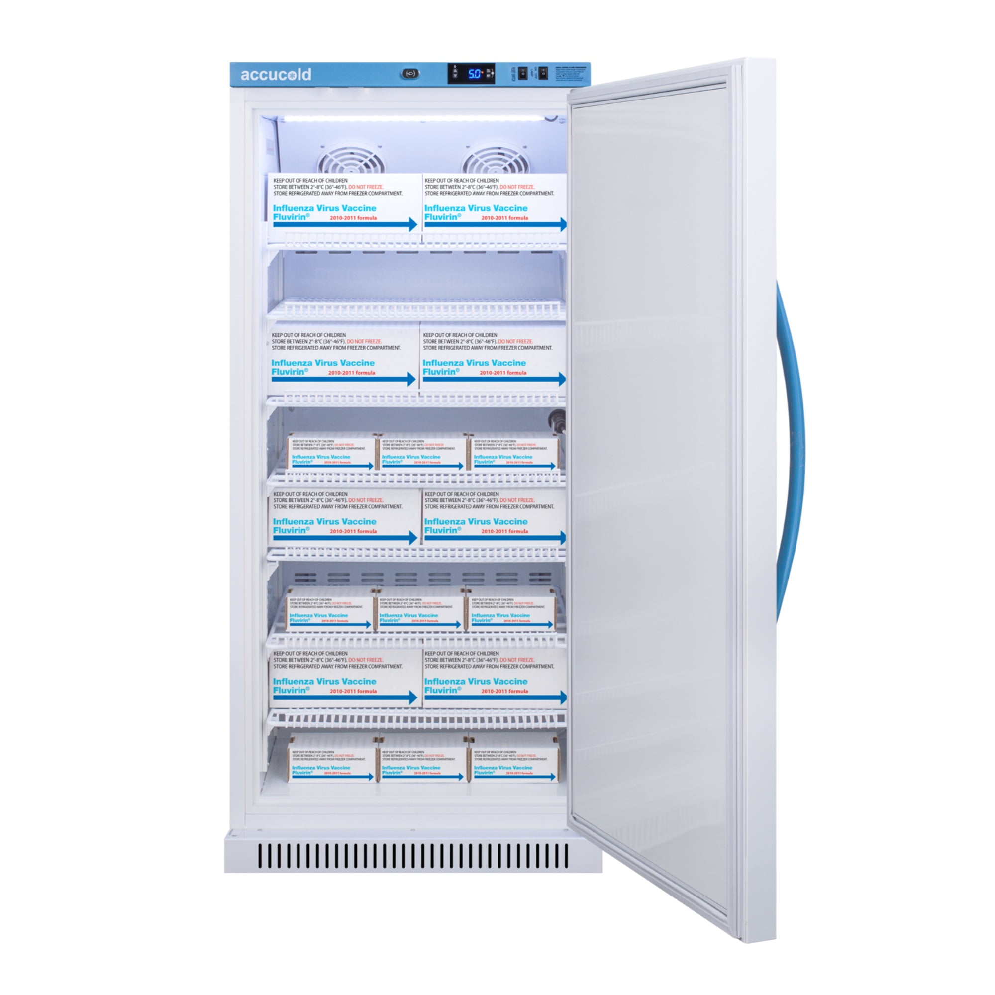8 Cu.Ft. Upright Vaccine Refrigerator, Certified to NSF/ANSI 456 Vaccine Storage Standard