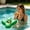 Green, variant on Tuscom Inflatable Palm Tree and Cactus Pool Drink Holders, Floating Cup Floaties for Summer Beach Themed Party and Swimming Pool Use,Green