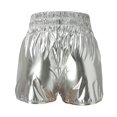 thumbnail image 4 of Sngxgn Flowy Shorts for Women Gym Yoga Workout Running Skort Clothes Summer(Silver,L), 4 of 5