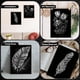 thumbnail image 3 of Juego de 67 Piezas de Papel para Rascar, Kits de Manualidades para Niños y Adultos, 50 Hojas de Papel para Rascar con Revestimiento Negro A4 de 8,5 X 11,0 Pulgadas, 3 of 7