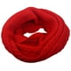 thumbnail image 1 of NEOSAN Bufanda gruesa de punto acanalado para mujer, invierno, círculo infinito, crochet, rojo, 1 of 5