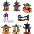 thumbnail image 2 of Simulated Architectural Pavilion Miniature Landscape Ornament Home Desktop Decor, 2 of 7