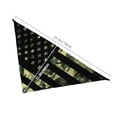thumbnail image 6 of Bingfone American Flag Camo-Washable Dog Scarf Triangle Adjustable Puppy Bandana Bib Handkerchief For Medium Large Dog Cat, 6 of 9